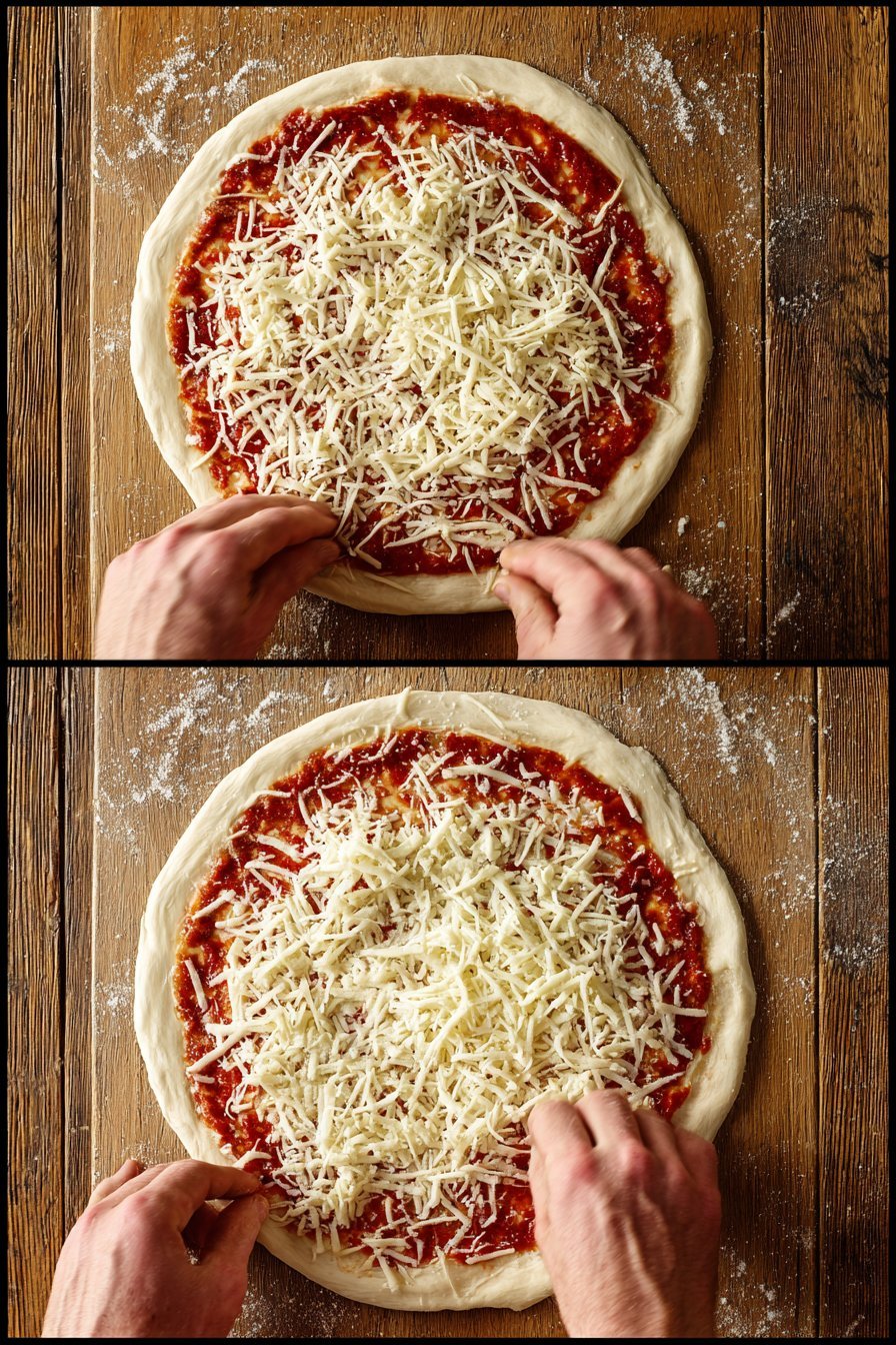 Pizzerinki na serku wiejskim instructions process