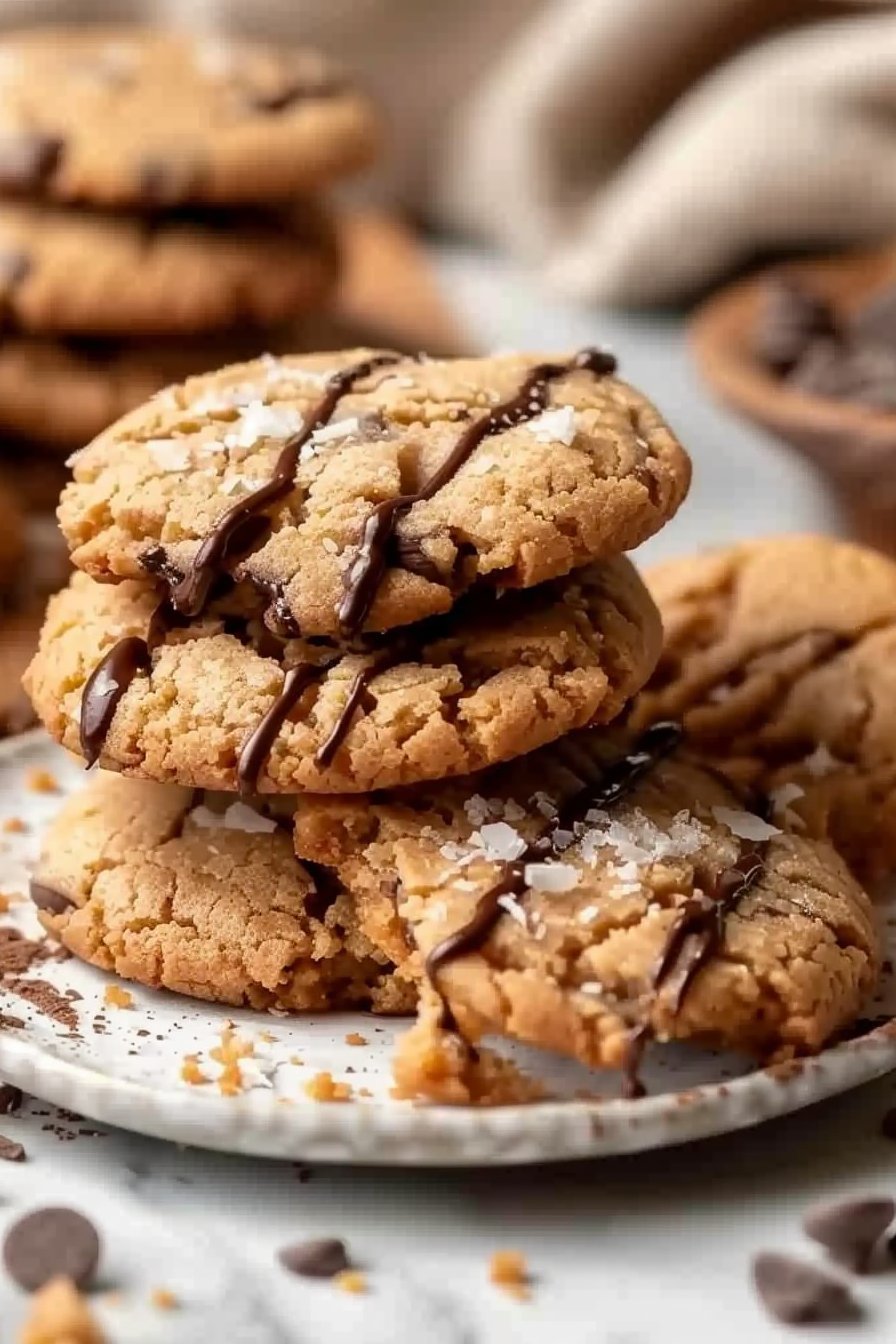 Keto ciastka serving