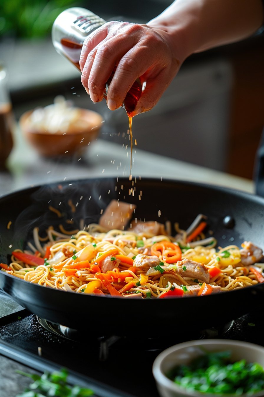 Kurczak Chow Mein Niesamowity Ostateczny instructions process