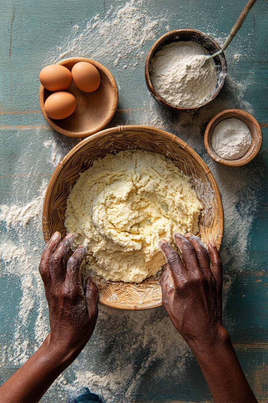 Serowe Paluszki Chlebowe instructions process