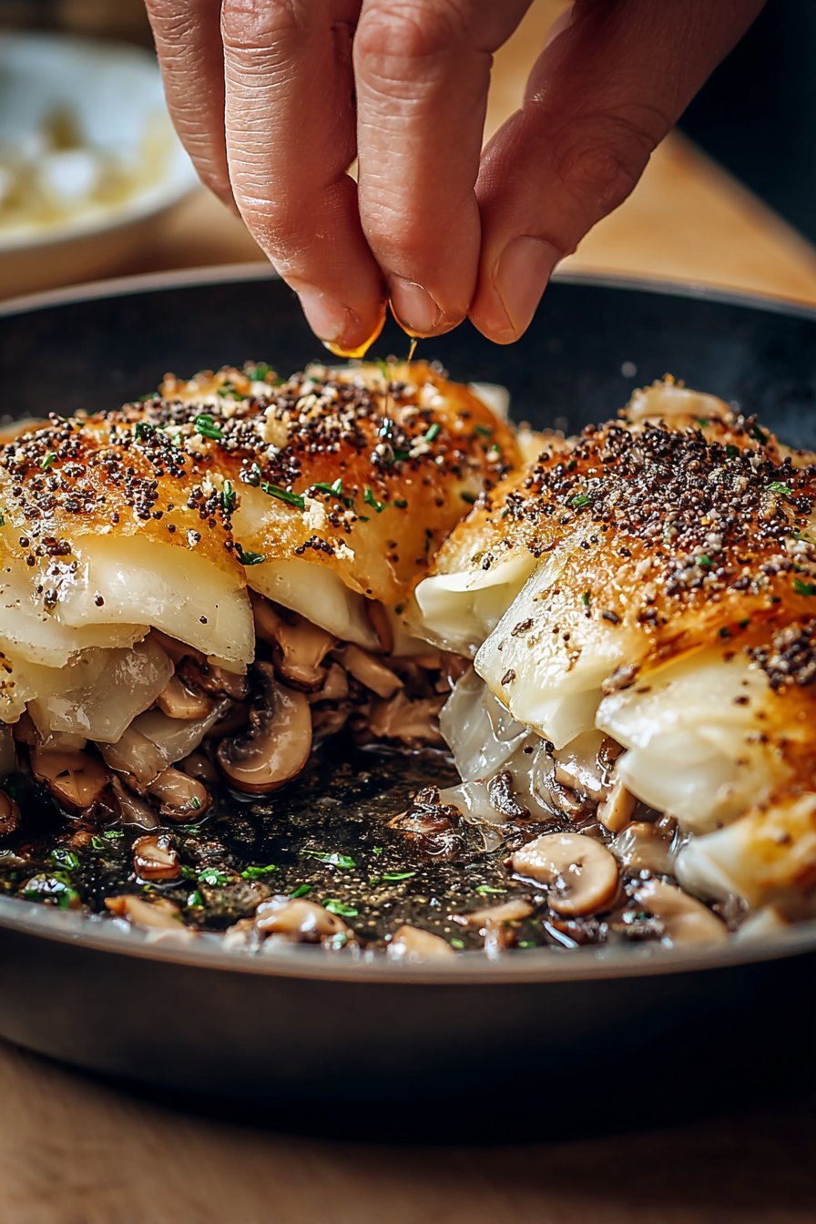 Kurczak Faszerowany Pieczarkami I Serem instructions process