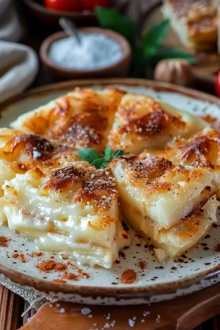 Serowe Chlebki z Patelni serving