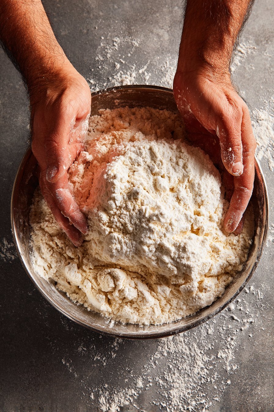 Pyszne chaczapuri – gruziński chlebek serowy, który zachwyca instructions process